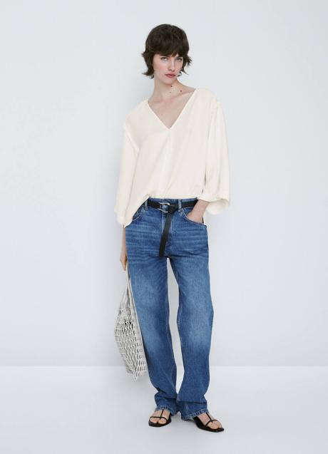 Imagen - Camisa de lino estilo kimono