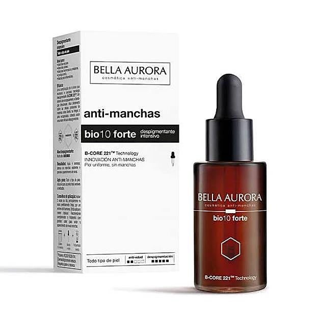 Bio10 Forte Sérum Anti-Manchas de Bella Aurora. Precio: 29,50 euros