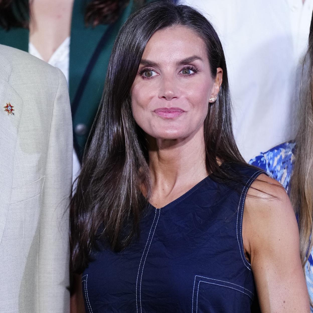 La reina Letizia durante un acto de los premios Princesa Girona.