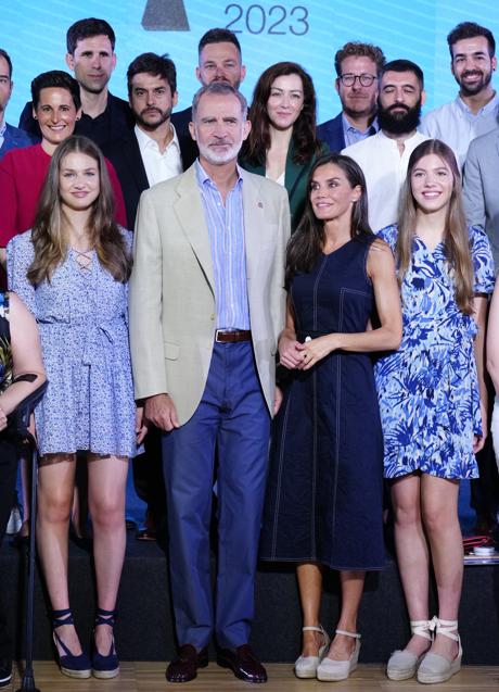 Imagen - La princesa Leonor, el rey Felipe VI, la reina Letizia y la infanta Sofía. / LIMITED PICTURES