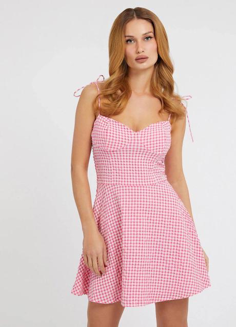 Imagen - Minivestido con estampado vichy
