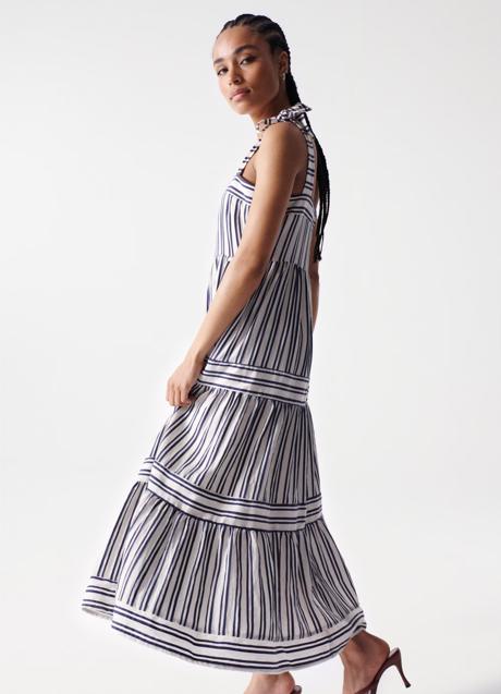 Imagen - Vestido de rayas con volantes de Salsa Jeans, 69,97 euros.