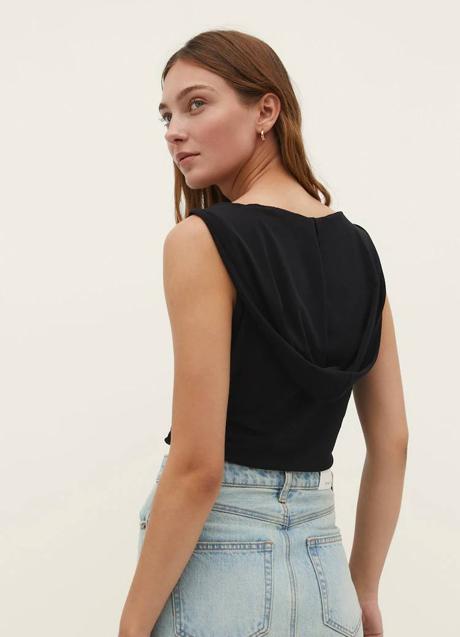 Imagen - Top crop con capucha