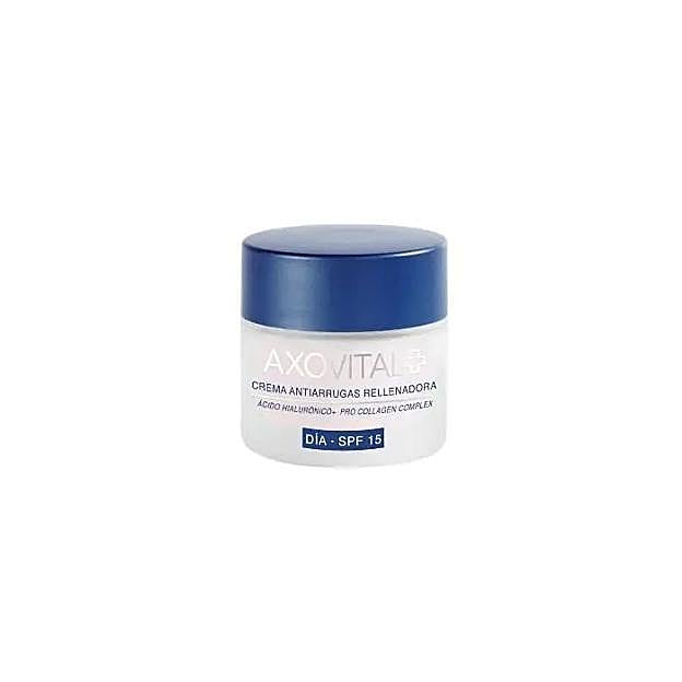 Crema Antiarrugas Rellenadora Día SPF15 de Axovital.