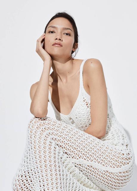 Imagen - Vestido blanco de punto