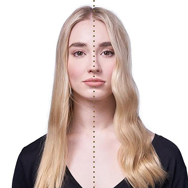 Resultado después de usar la plancha GHD