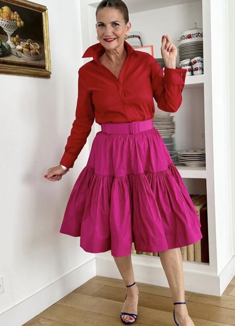 Imagen - Samantha Vallejo-Nágera posó en un rincón de su casa, antes de salir hacia El Rincón, donde se celebró la boda de Tamara Falcó. 