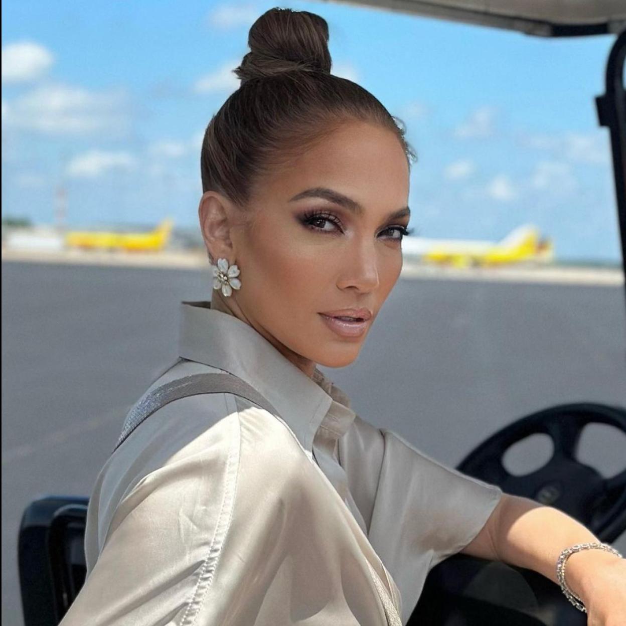 Jennifer Lopez en una fotografía de Instagram.