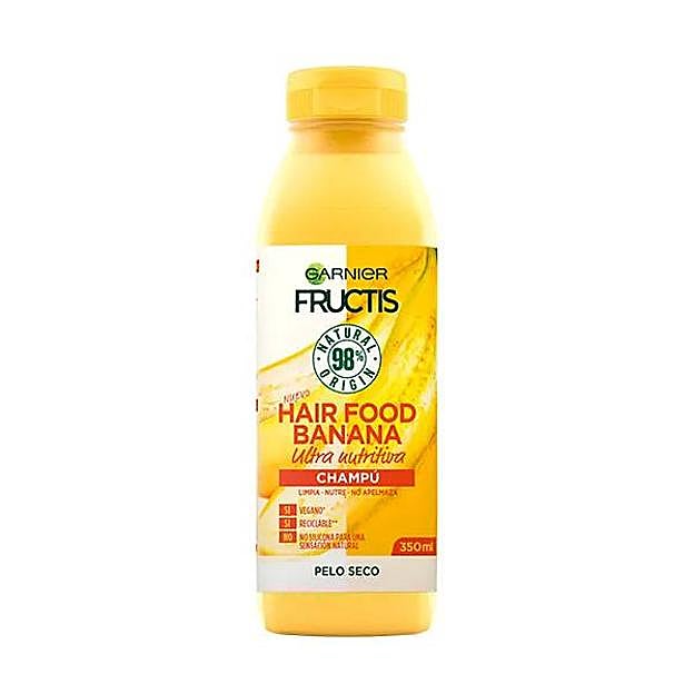 Fructis Hair Food Banana Champú Ultra-nutritivo de Garnier