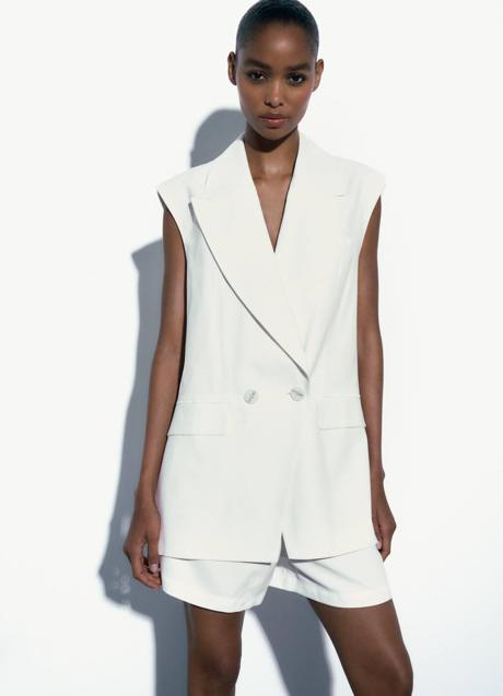 Imagen - Chaleco de vestir color blanco