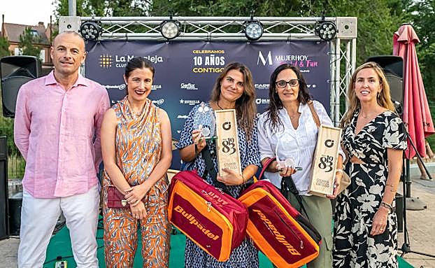 Las subcampeonas del I Torneo Mujerhoy Padel&Fun.