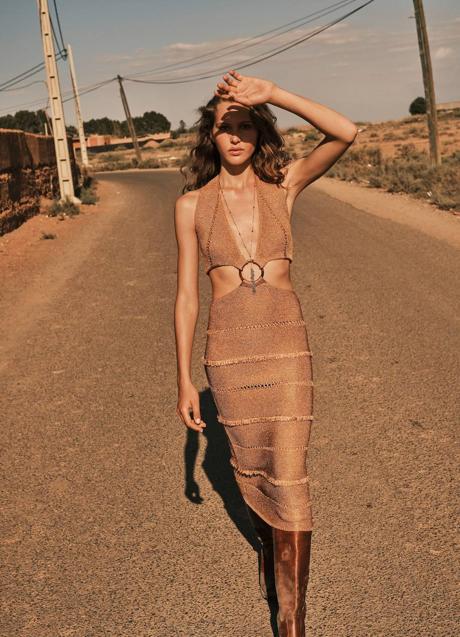 Imagen - Vestido dorado de las rebajas de Zara