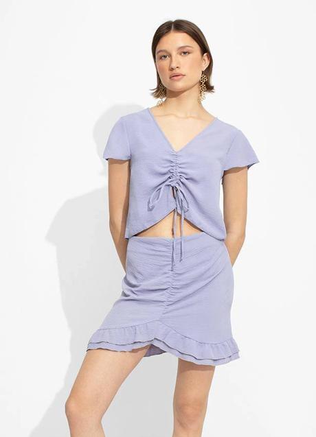 Imagen - Minifalda con volantes y fruncidos