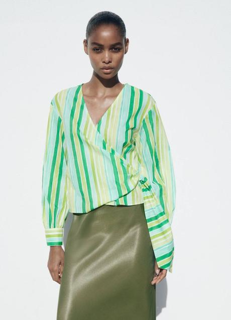 Imagen - Blusa con estampado a rayas