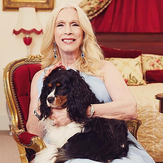 Lady Collin Campbell, biógrafa de la princesa Diana y cronista real. 