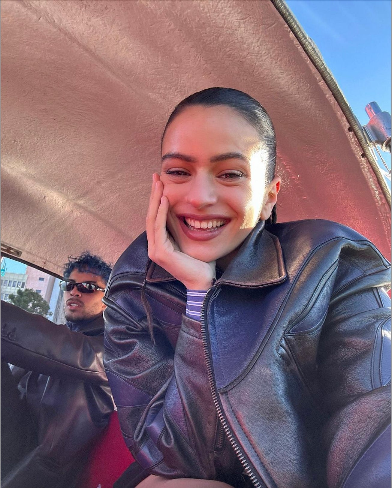 Rosalía, cuando era feliz con Rauw Alejandro. 