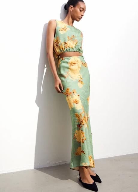 Imagen - Falda estampada con flores de H&M (99,99 euros)