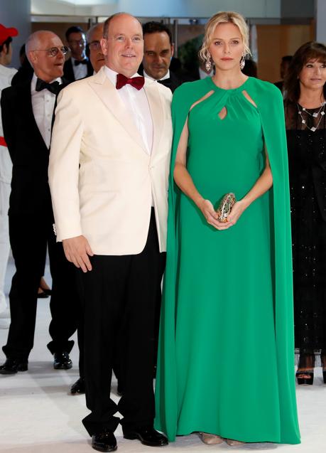 Imagen - Charlène de Mónaco con un vestido verde. / GTRES