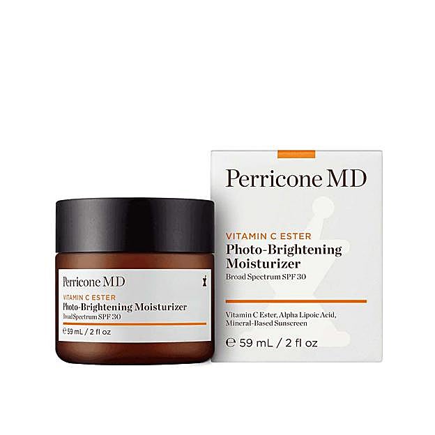 Crema hidratante con vitamina C y SPF de Photobrightening Moisturizer de Perricone
