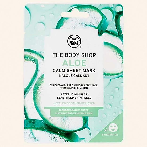 Mascarilla facial con aloe vera de The Body Shop-