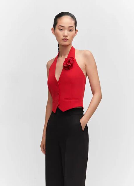Imagen - Chaleco rojo de Mango (39,99 euros)