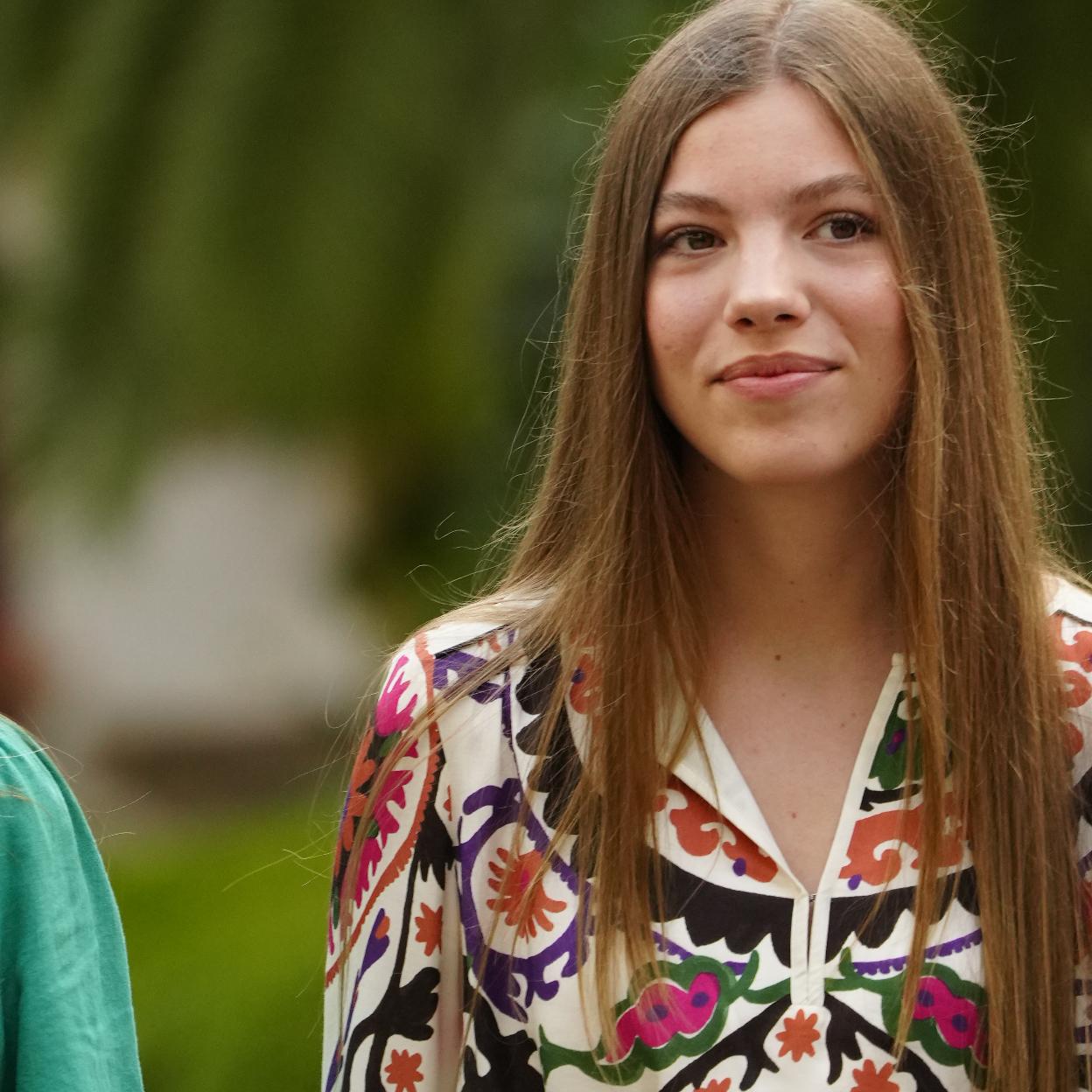 La infanta Sofía con un vesti