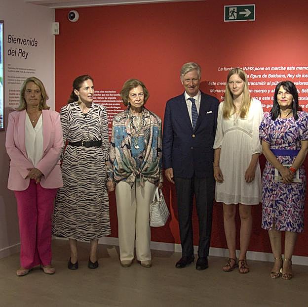 La reina Sofía durante el acto celebrado en Granada.