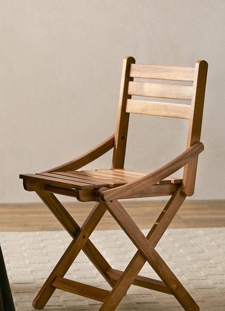 Imagen - Silla plegable de acacia en Zara Home