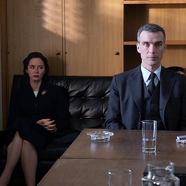 Blunt y Murphy en una imagen de la película de Christopher Nolan, Oppenherimer.