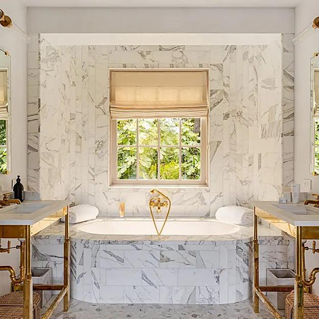 Baño de la casa de Montecito de Gwyneth Paltrow
