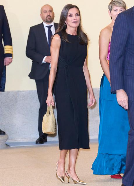 Imagen - La reina Letizia con un vestido de & Me Unlimited. / LIMITED PICTURES