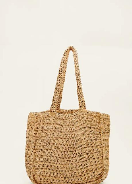 Imagen - Bolso de rafia de Stradivarius de H&M (29,99 euros)