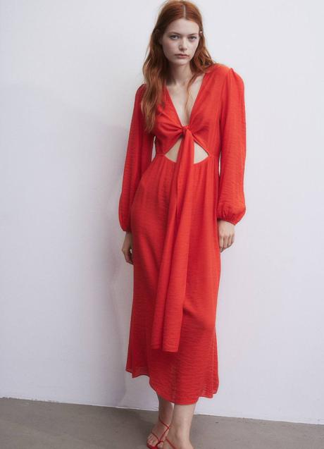 Imagen - Vestido midi cut out