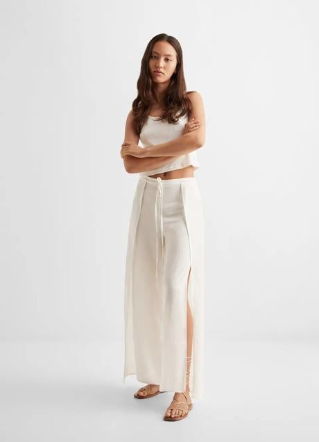 Imagen - Pantalones blancos pareo de Mango, 29,99 euros.