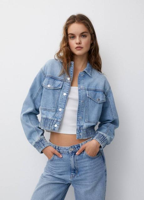 Imagen - Chaqueta vaquera estilo bomber