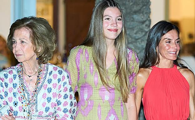 La última salida pública de la familia real, para cenar en uno de sus restaurantes favoritos de Palma de Mallorca. 