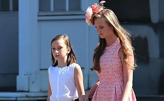 María Leticia de Bélgica en la infancia. /