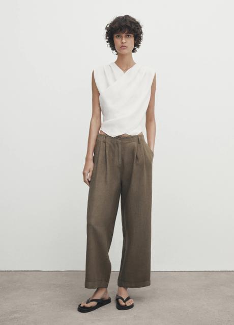 Imagen - Pantalón con pinzas de Massimo Dutti (59,95 euros)