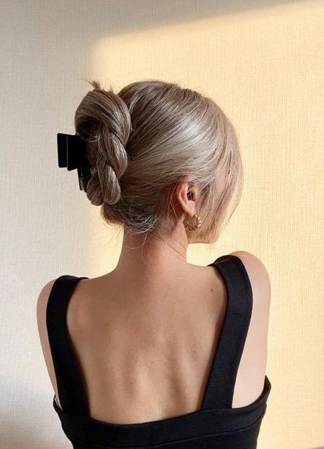 Imagen - Recogido con pinzas fácil efecto trenzado