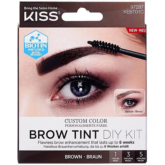 Brow Tint DYI Kit de Kiss. Precio: 10,45 euros
