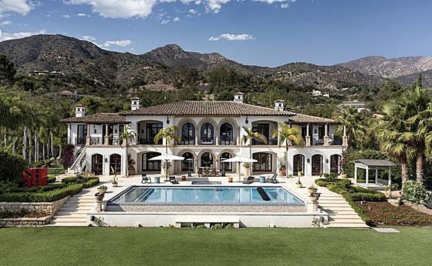 La mansión de Montecito donde los Sussex garbaron su documental de Netflix.