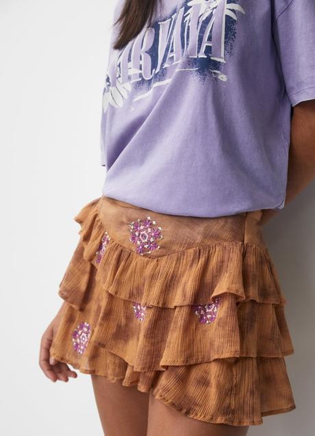 Imagen - Falda estampada de Pull & Bear (22,99 euros)