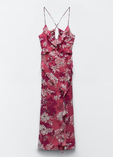 Imagen - Vestido de tirantes estampado con flores de Zara (35,99 euros)