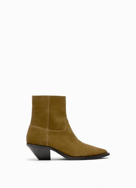 Imagen - Botines de serraje de Zara (59,99 euros)