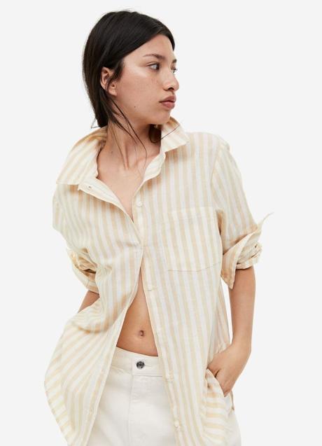 Imagen - Camisa de rayas amarillas de H&M, 24,99 euros.