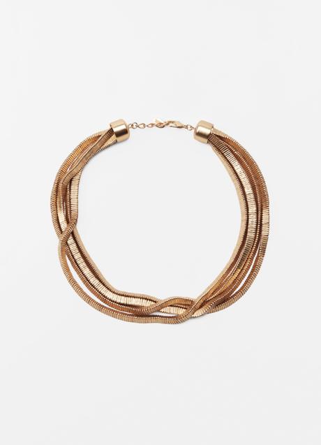 Imagen - Collar dorado de Zara (19,99 euros)