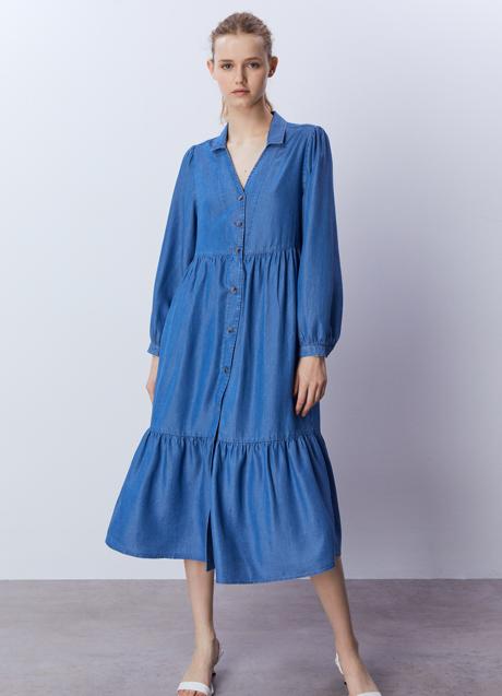 Imagen - El vestido camisero vaquero.