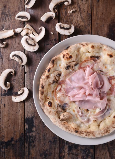 Imagen - La pizza carbonara e funghi de Pizzart. / D.R