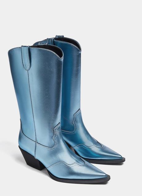 Imagen - Botas cowboy metalizadas