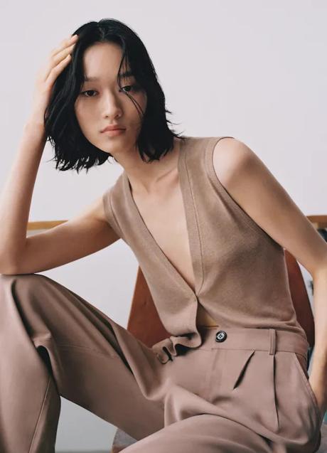 Imagen - Chaleco de punto fino de Mango (19,99 euros)